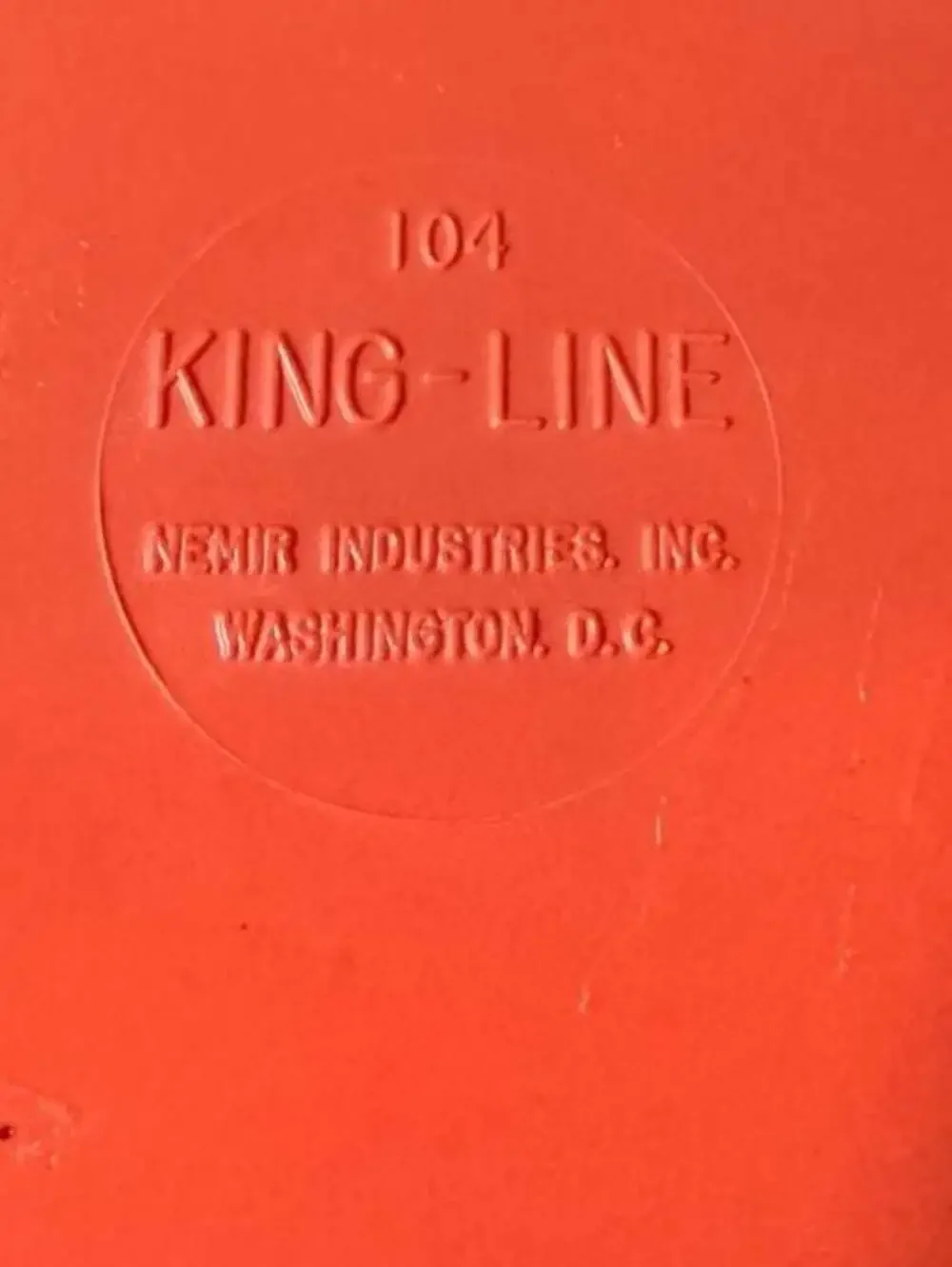 Set of 5 Vintage King-Line 104 Melamine Plates by Nemir Industries